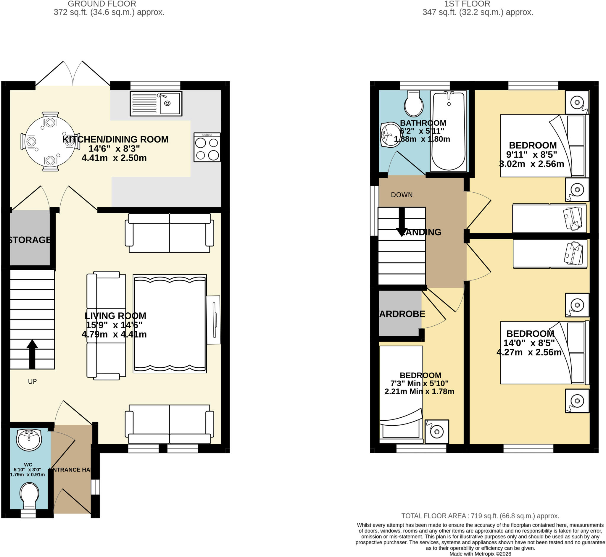 47 Valley Drive, Carlisle, Cumbria floorplan