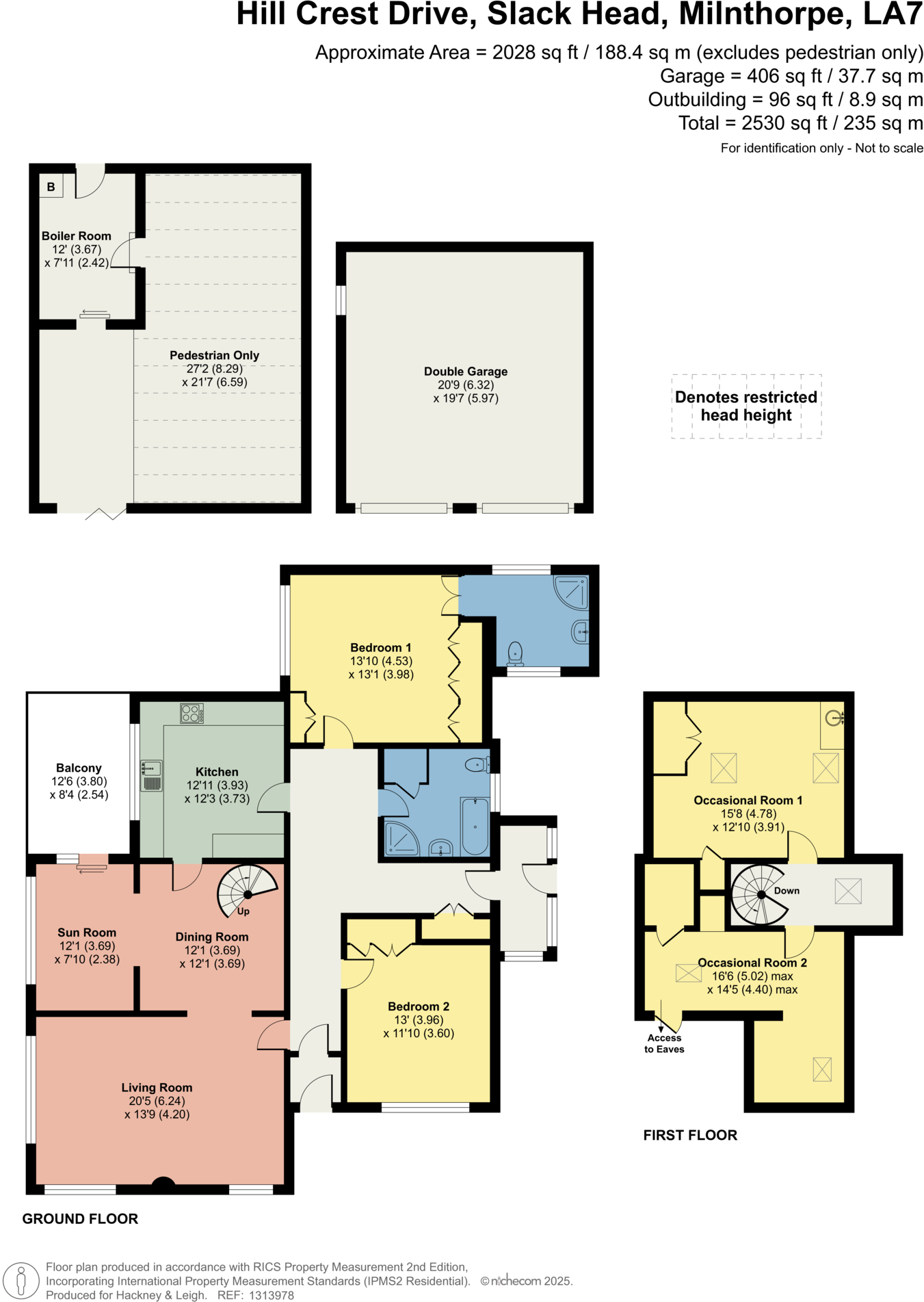 21 Hill Crest Drive, Slack Head, Milnthorpe, Cumbria, LA7 7BB floorplan