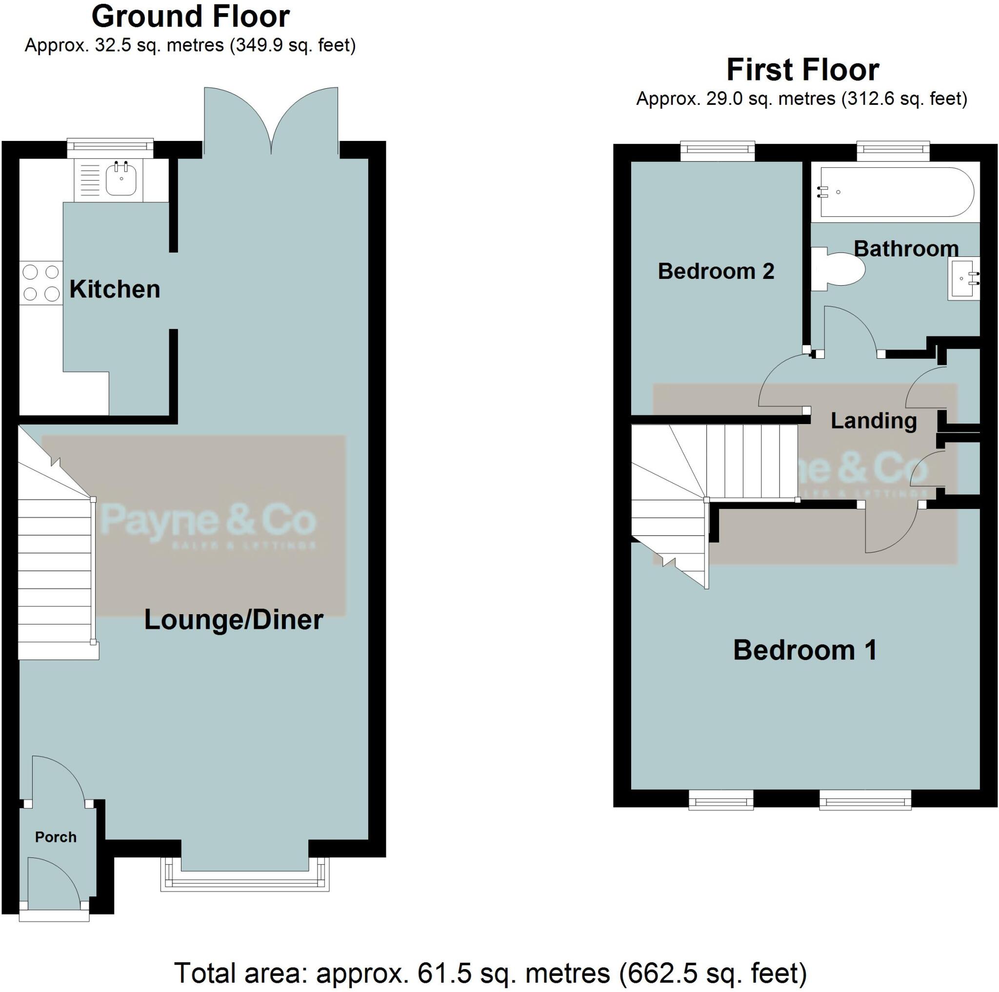 Mayfly Close, Chatteris, Cambs., PE16 6PF floorplan