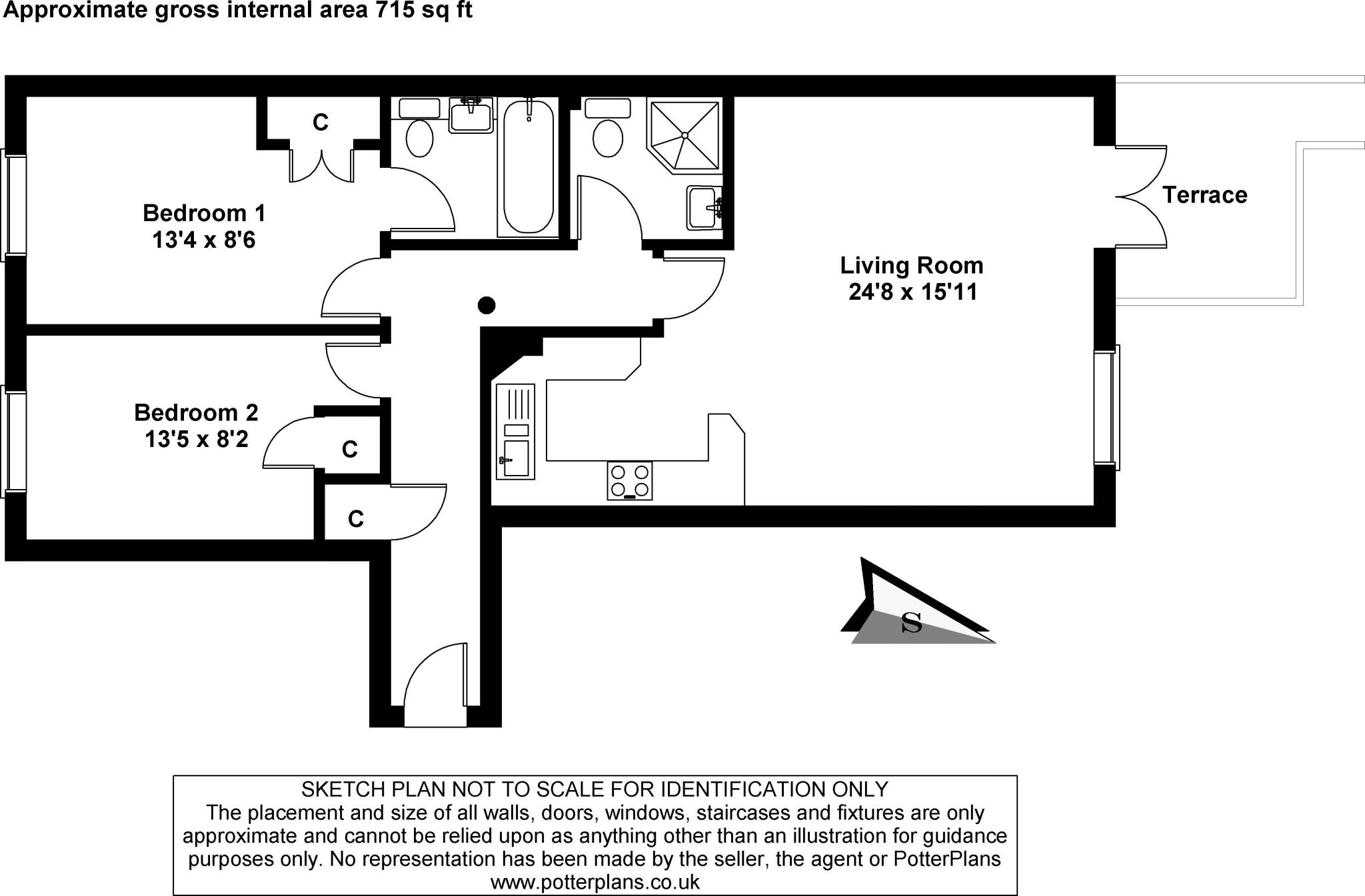 6 Calder, Barkisland Mill, Barkisland, HX4 0HG floorplan