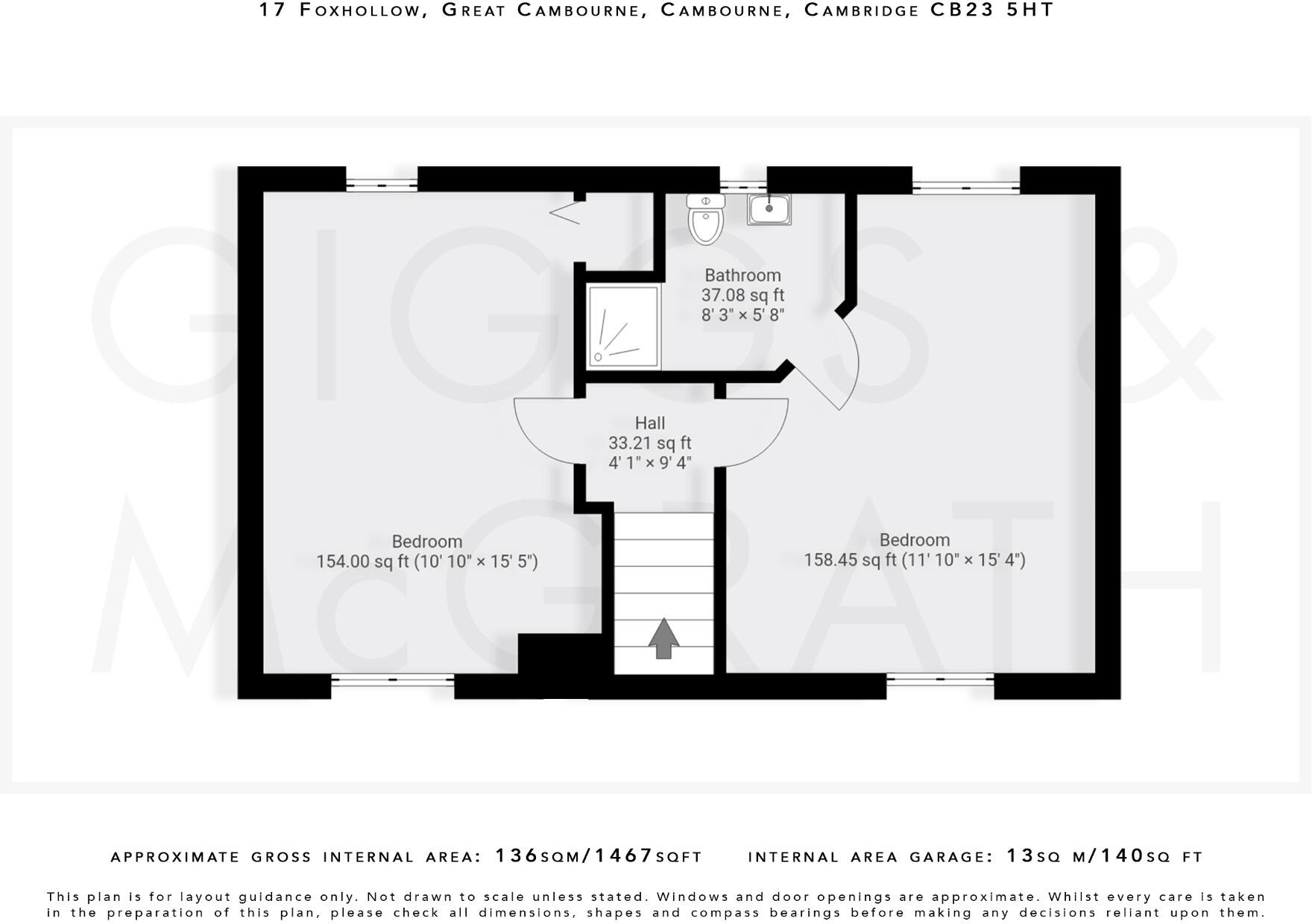 Foxhollow, Great Cambourne, Cambridge, Cambridgeshire, CB23 5HT floorplan