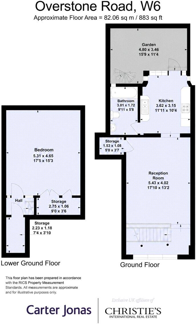 Overstone Road, London, W6 floorplan