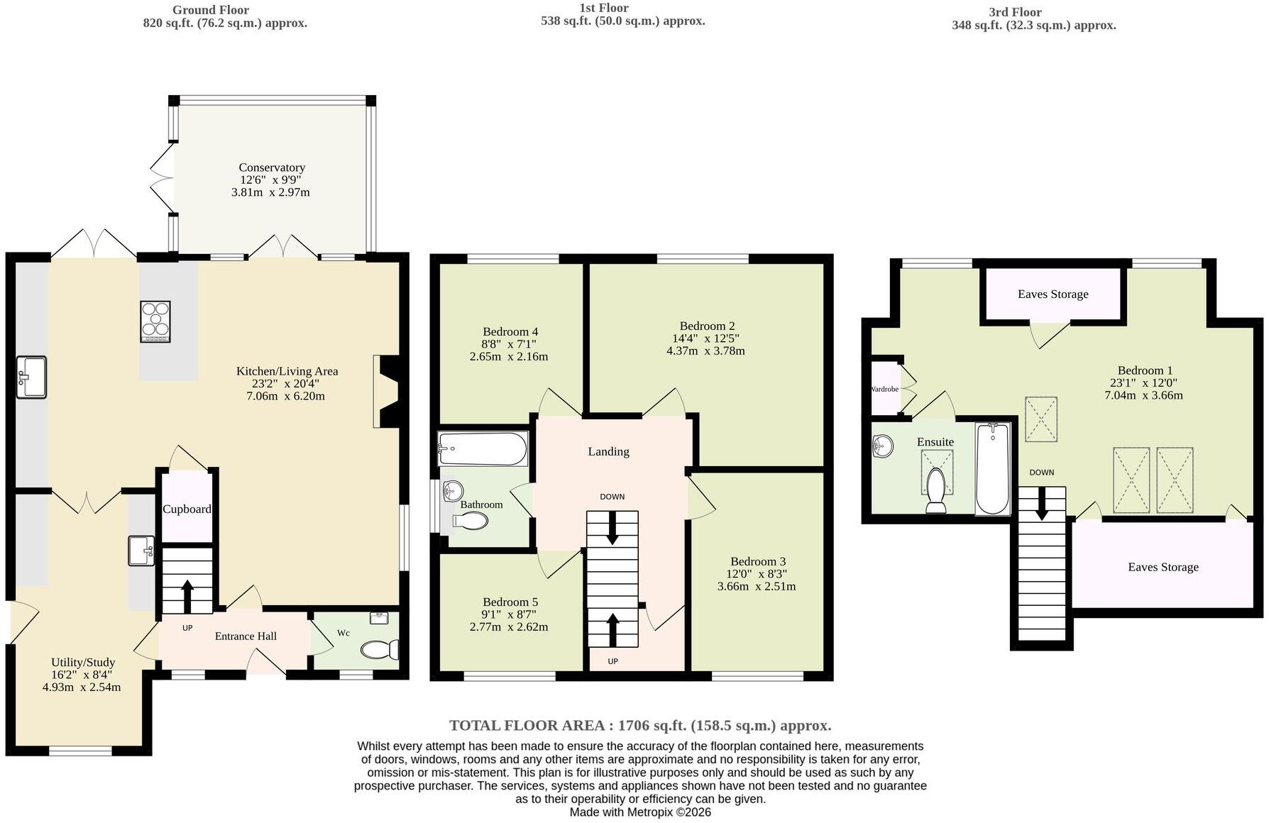 Layer Close, Norwich floorplan