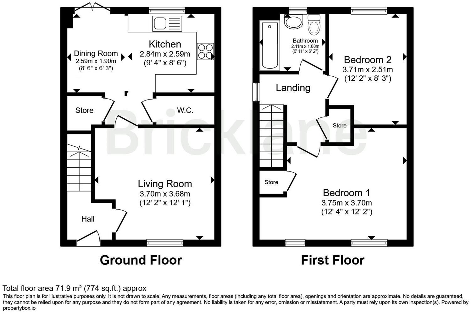 Coe Close, Earl Shilton floorplan