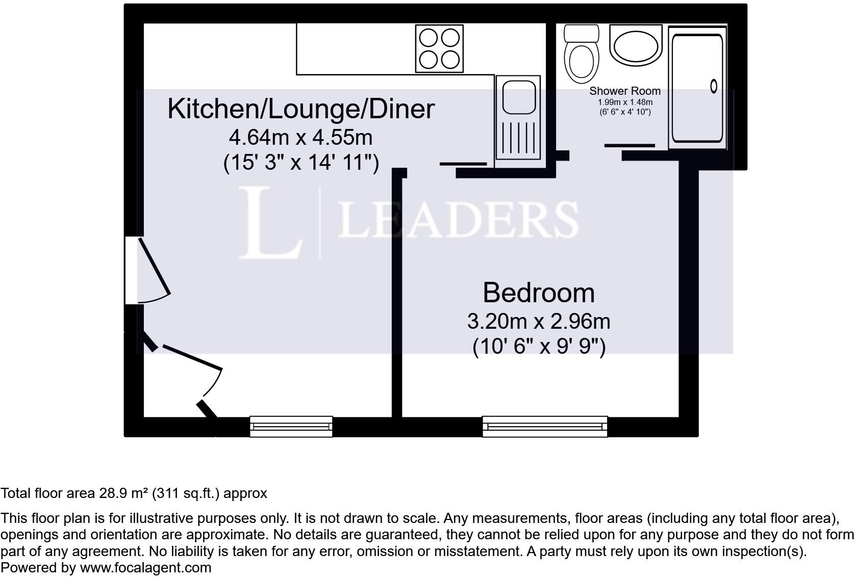 Albert Road, BH22 floorplan
