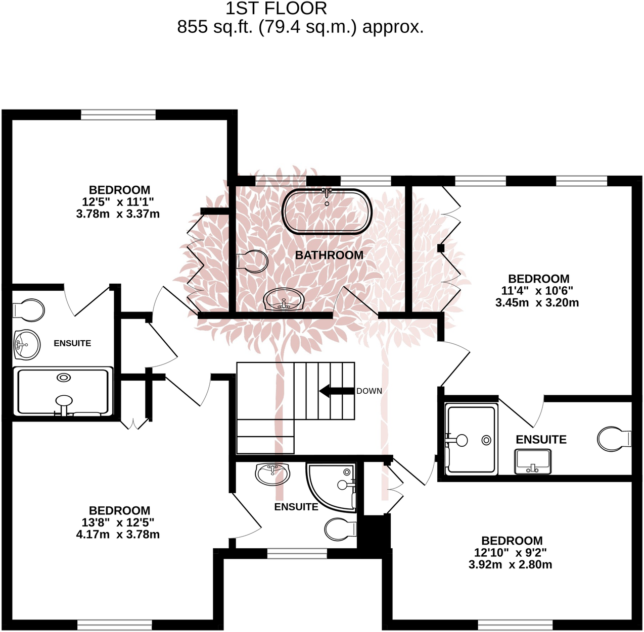 Walton Crescent, Winford floorplan