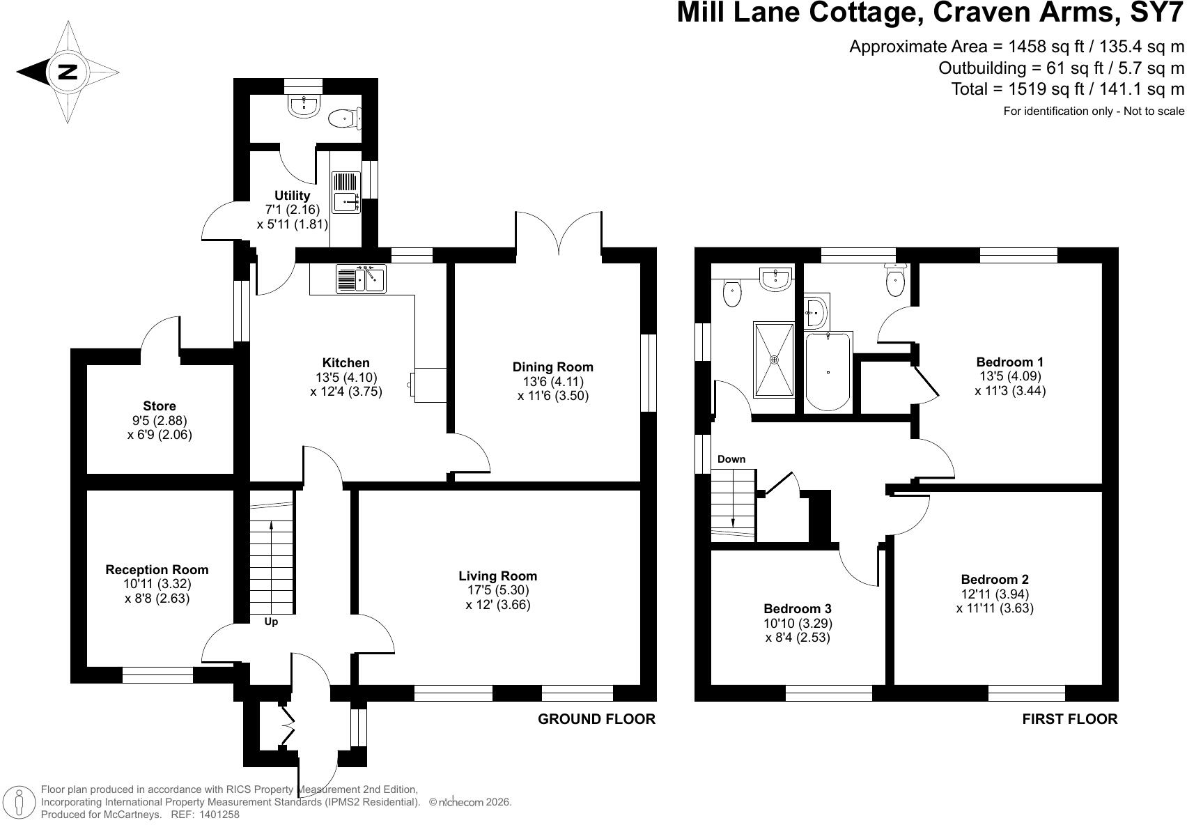 Newcastle, Craven Arms, Shropshire floorplan