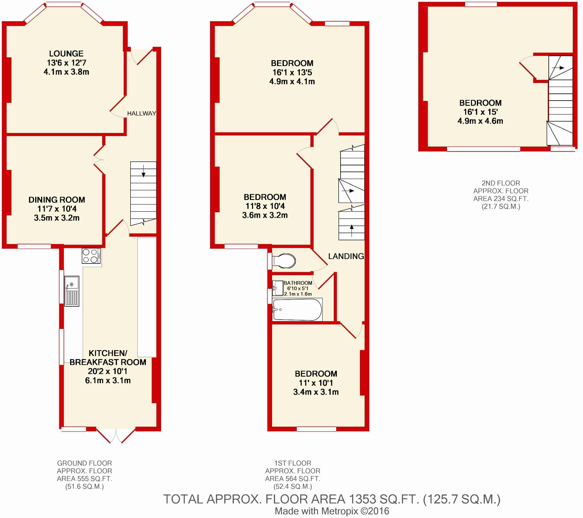 Waldegrave Road, BN1 floorplan