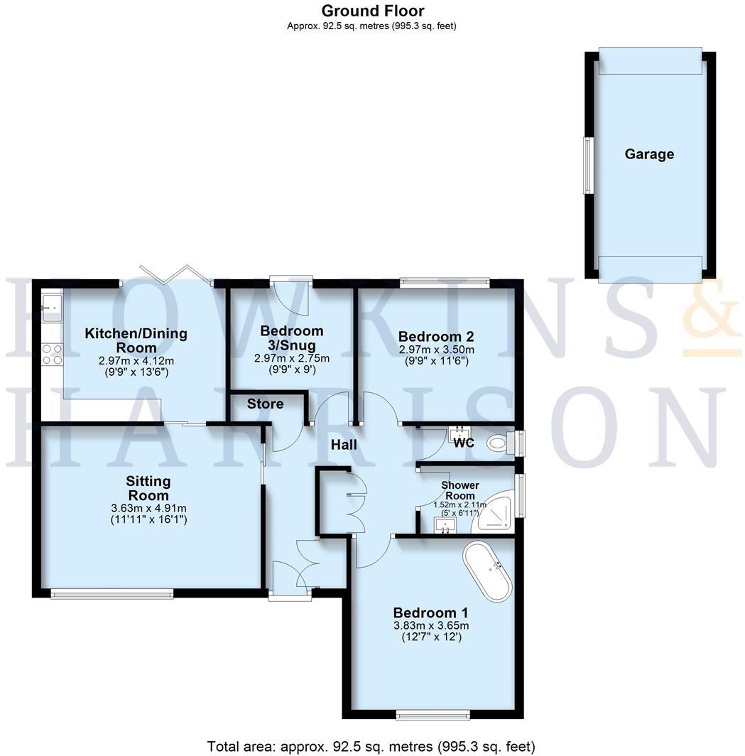 St. Michaels Drive, Appleby Magna, Swadlincote floorplan