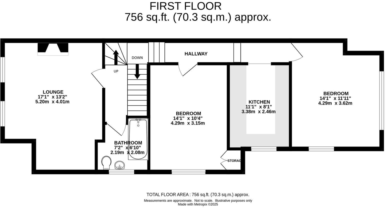 Crescent Road, Warley, Brentwood floorplan