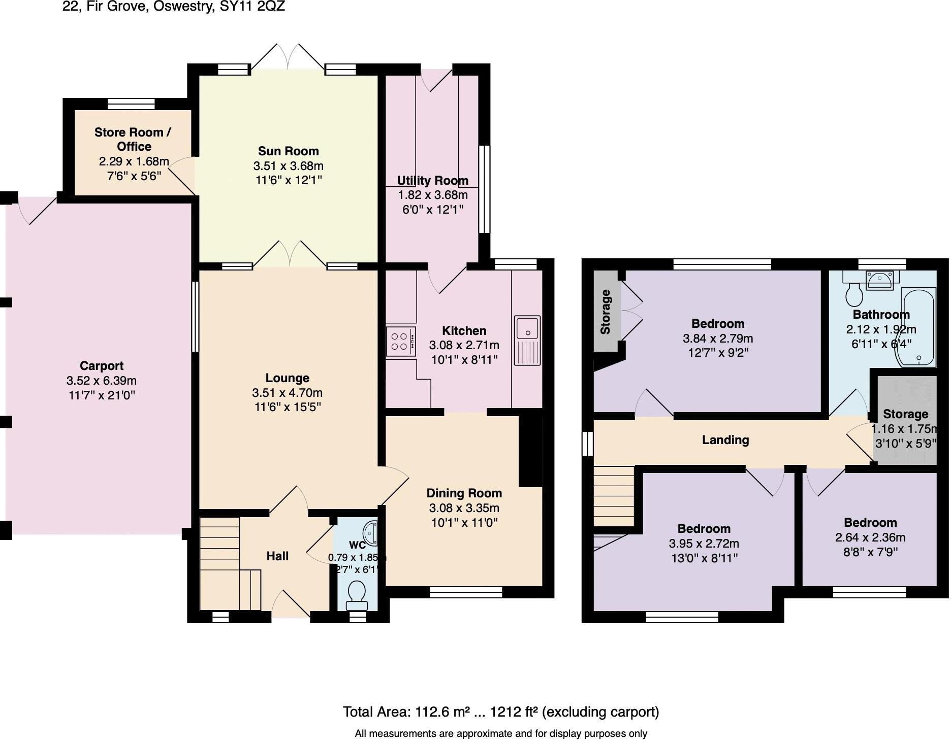 Fir Grove, Oswestry floorplan
