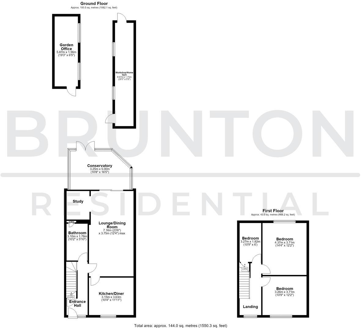 Hartley House, New Hartley, Whitley Bay, NE25 floorplan