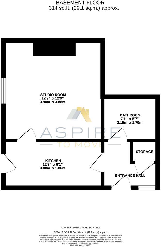 Lower Oldfield Park, Bath, BA2 floorplan