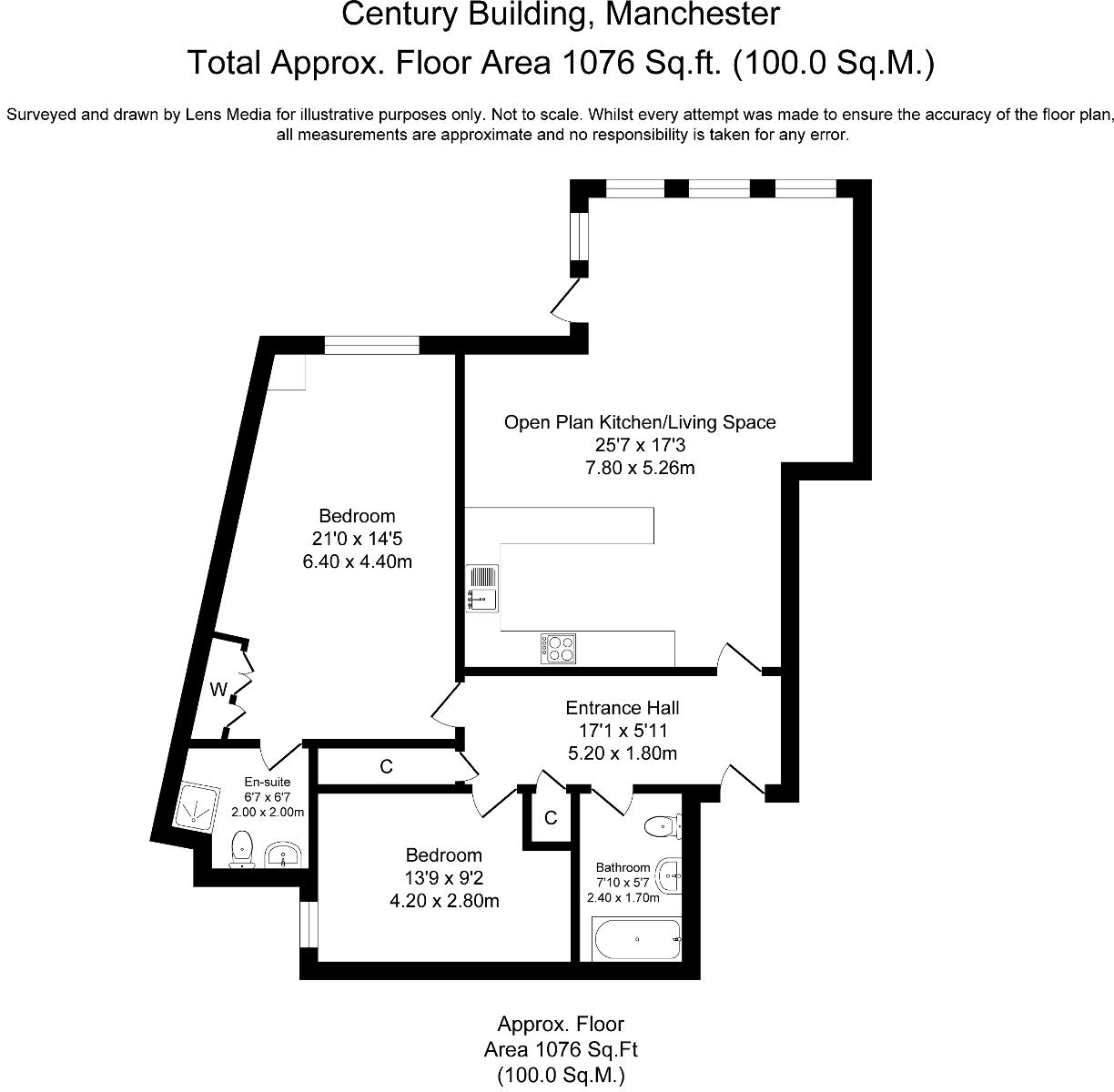 St. Marys Parsonage, Manchester, M3 2DE floorplan