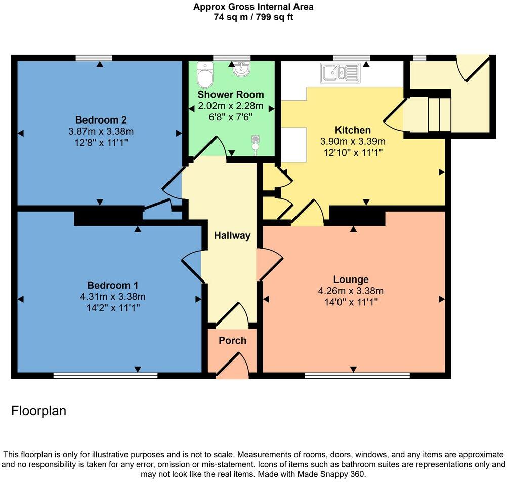 Wellesley Road, Buckhaven, KY8 floorplan