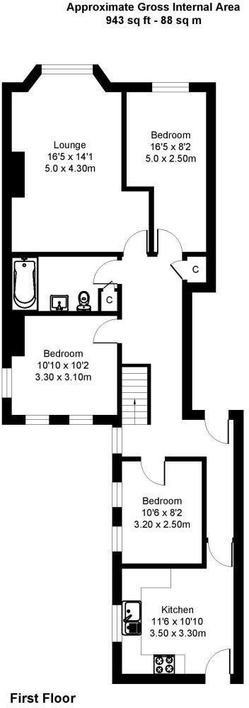 St Georges Terrace, Jesmond, Newcastle Upon Tyne NE2 floorplan