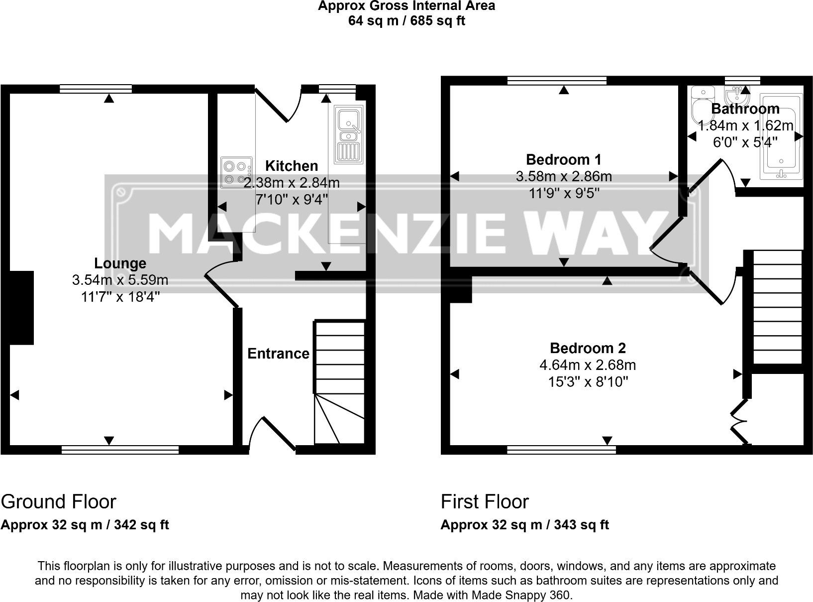Jean Armour Place, Saltcoats, Ayrshire, KA21 floorplan