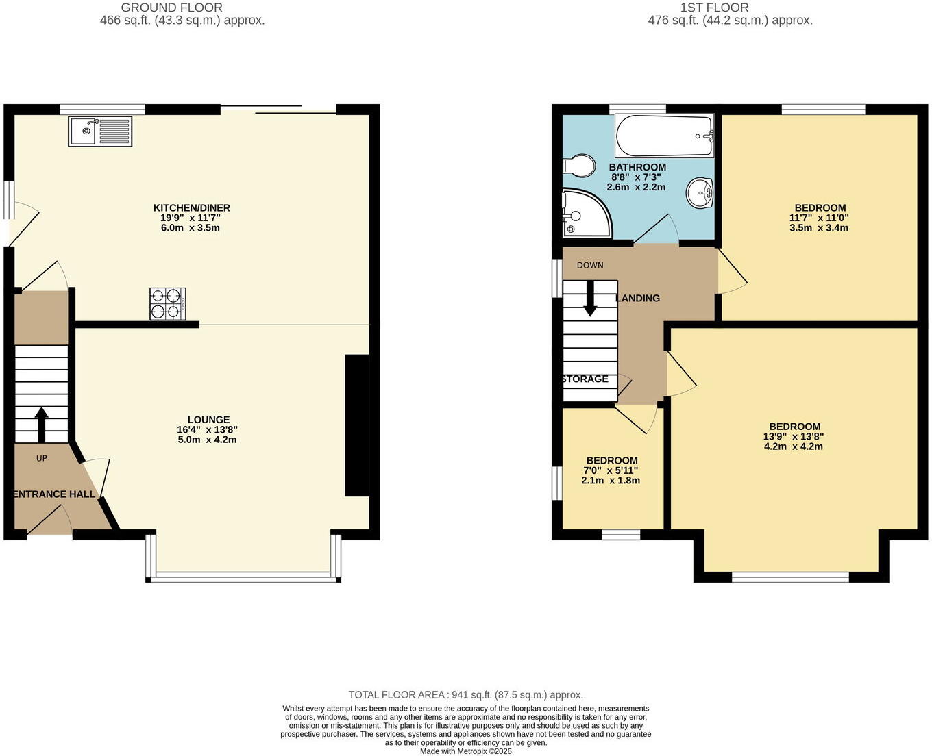 Hainsworth Moor Crescent, Queensbury, Bradford, BD13 2LZ floorplan