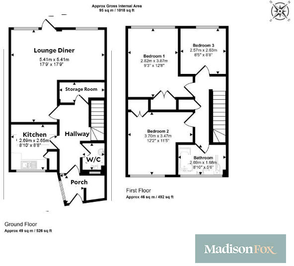 Turpin Avenue, Collier Row, RM5 floorplan