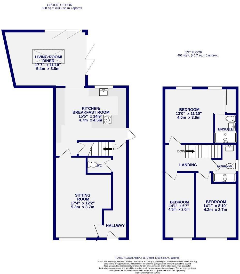 Ashbourne Way, Woodthorpe, York, YO24 2SW floorplan