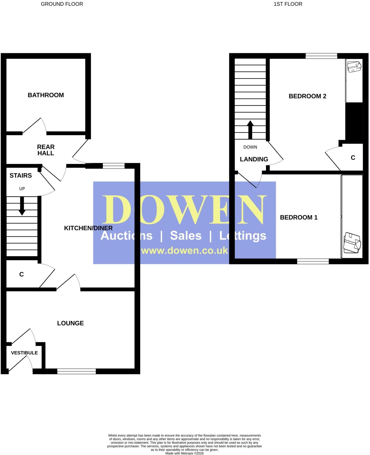 Ghent Street, Byers Green, Spennymoor, County Durham, DL16 floorplan
