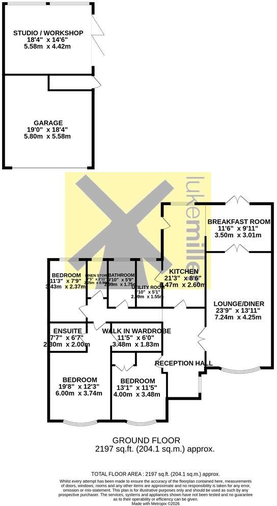 Mawson Grove, Thornton Le Beans, Northallerton floorplan