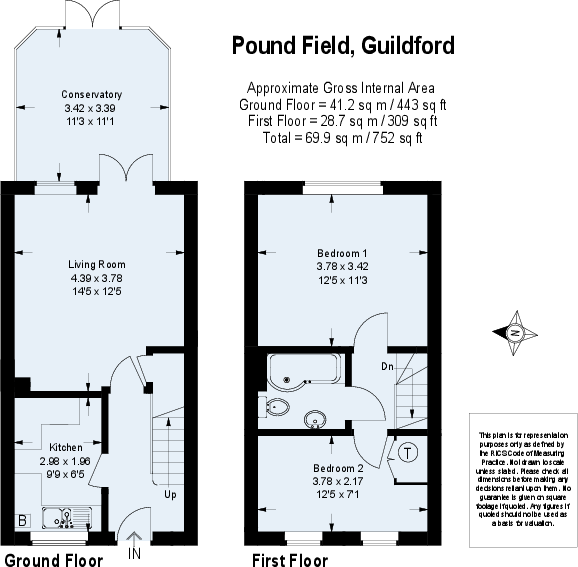 Pound Field, Recreation Road, Guildford floorplan