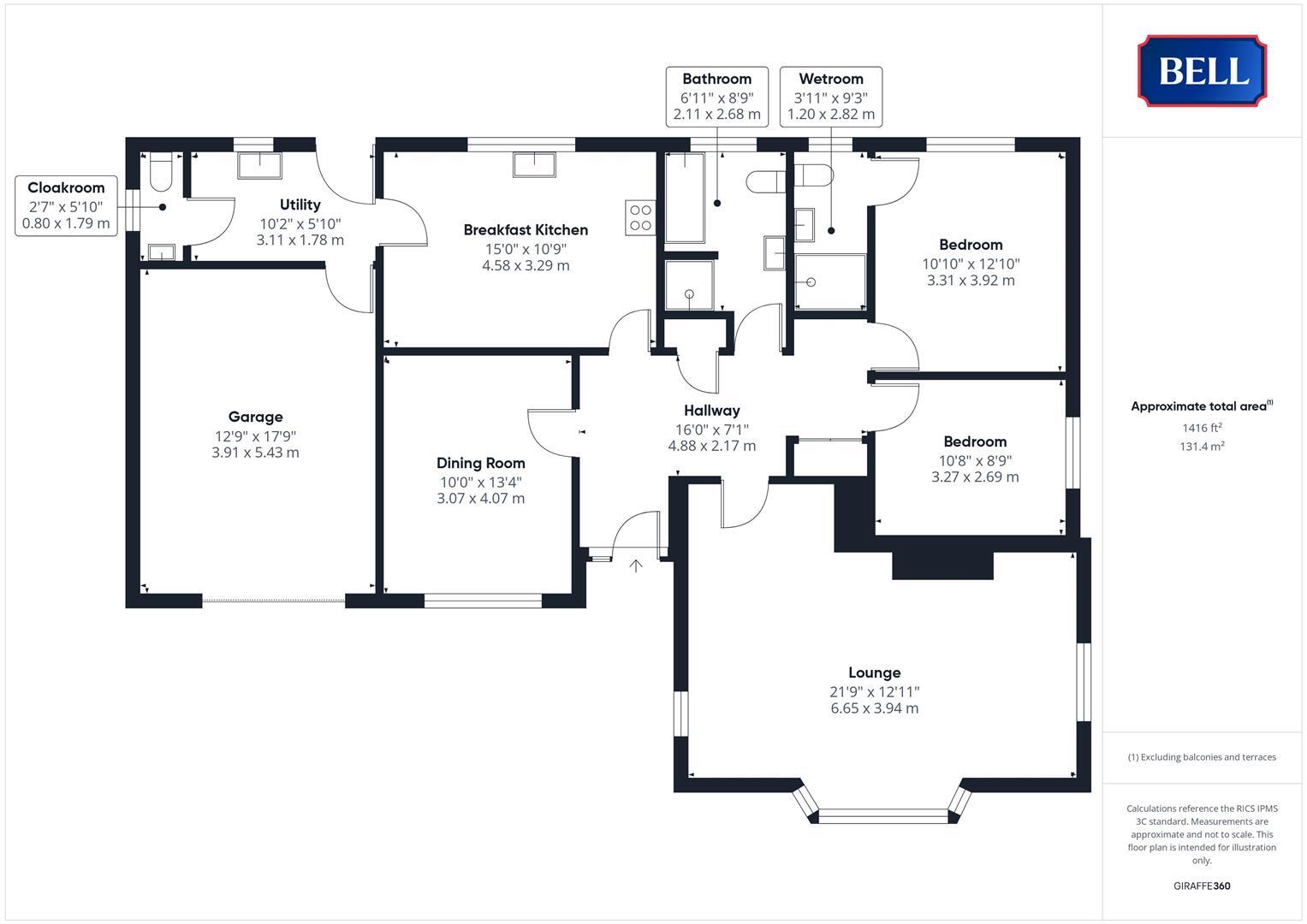 23 Tor O Moor Road, Woodhall Spa floorplan