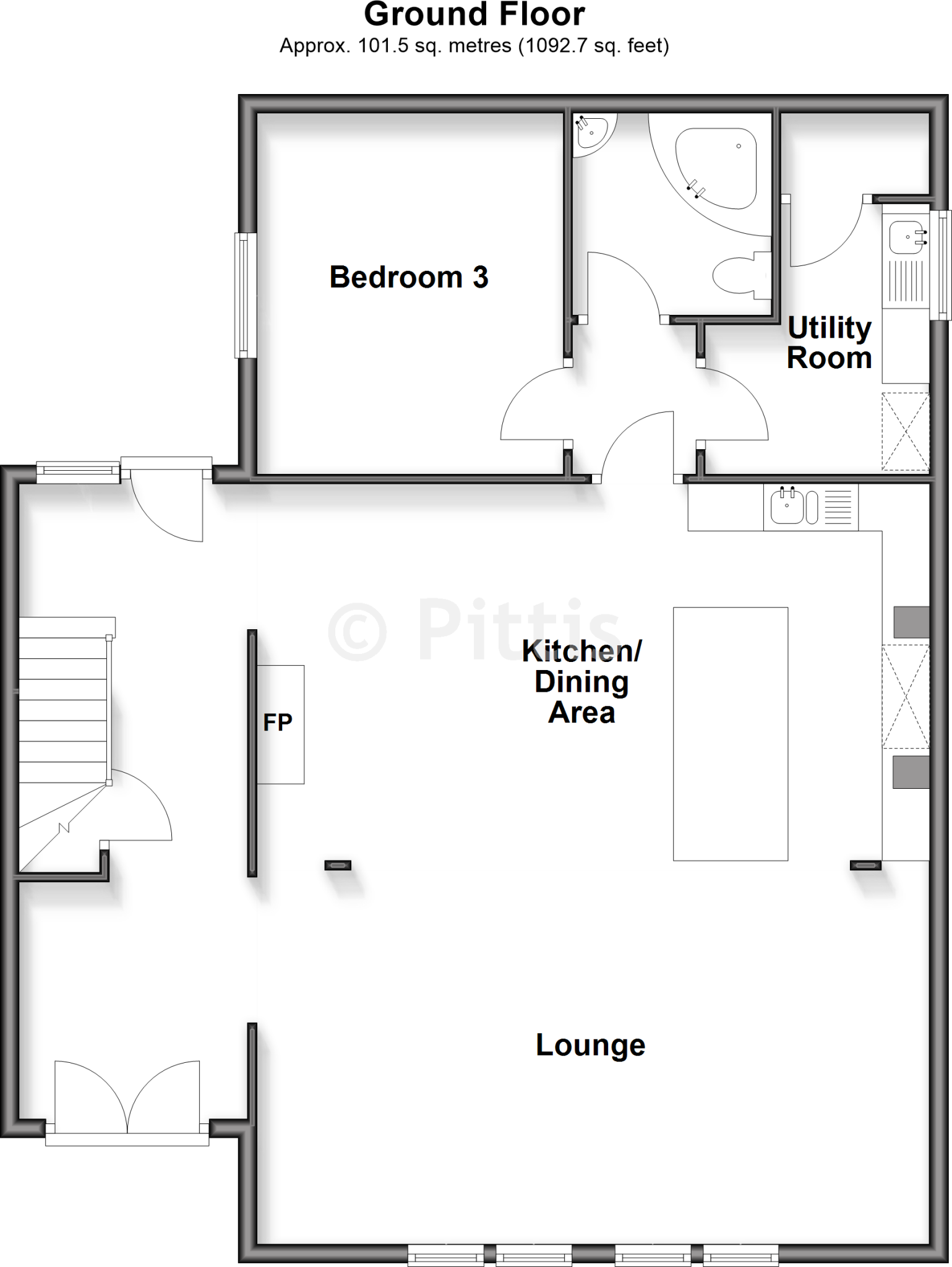 Old School Mews, Shanklin, Isle of Wight floorplan