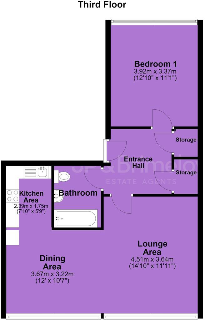 Warwick Road, Old Trafford floorplan