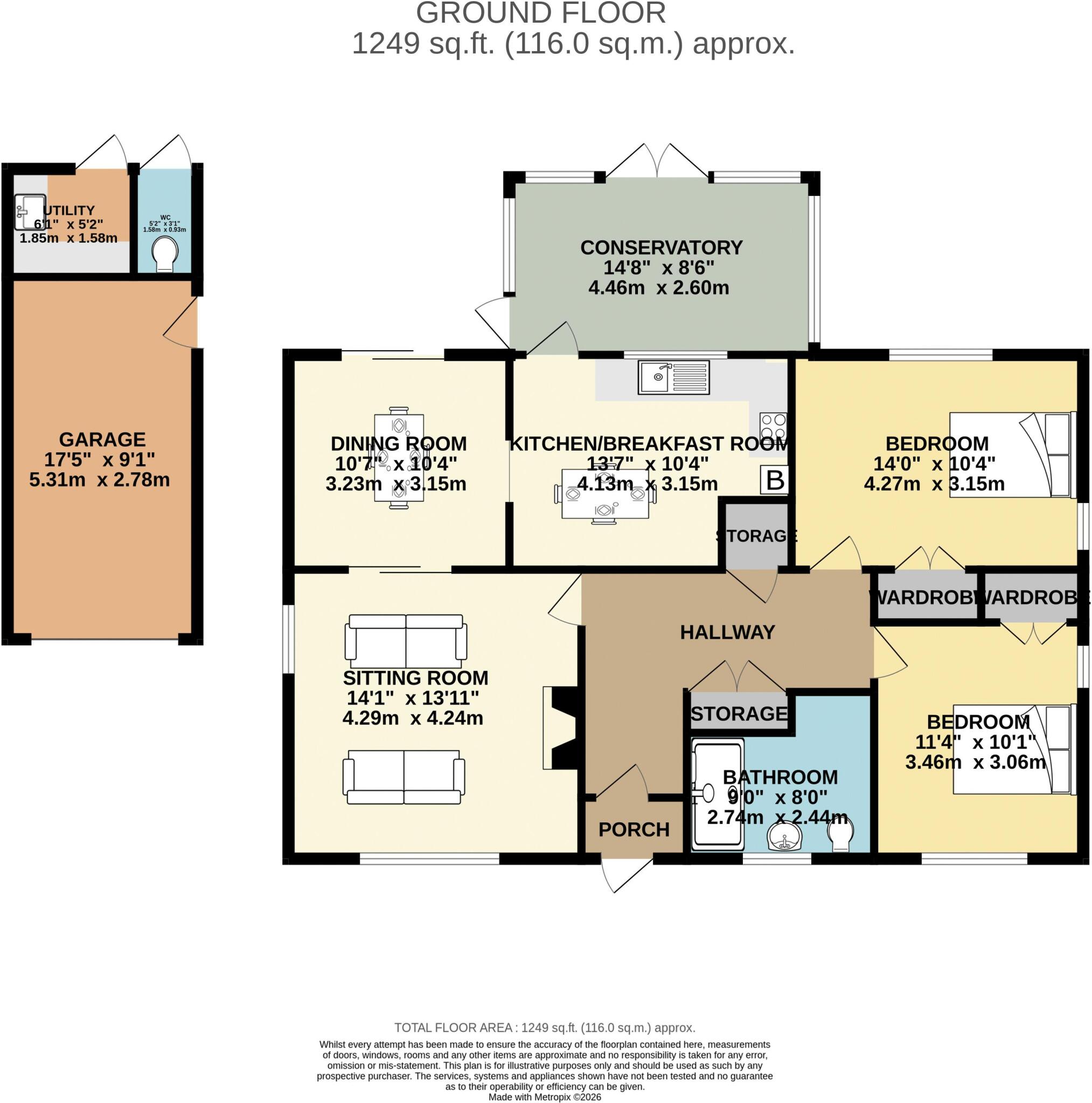 Canon Rise, Bishopstone, HR4 7HY floorplan