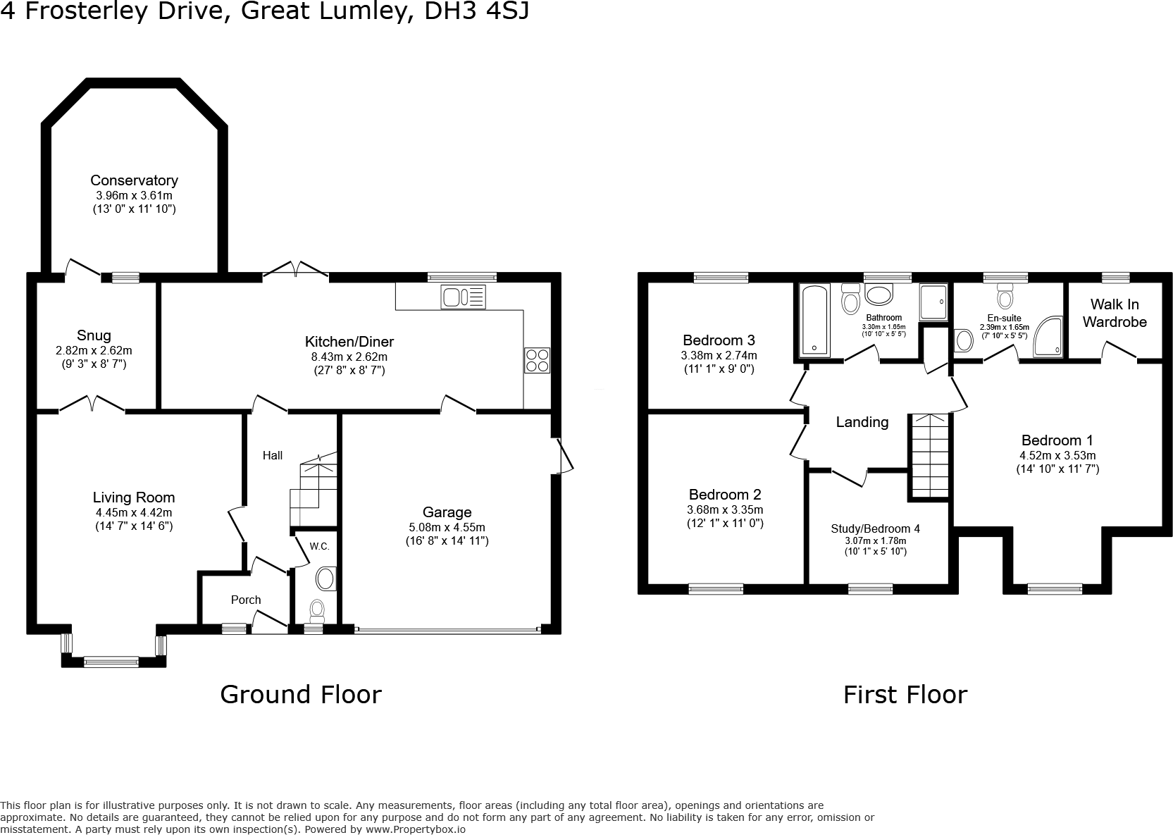 Frosterley Drive, Great Lumley, Chester Le Street, DH3 floorplan