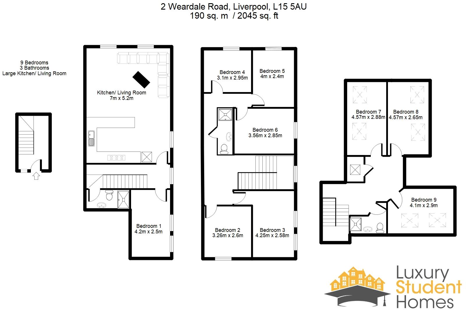 Weardale Road, Liverpool floorplan