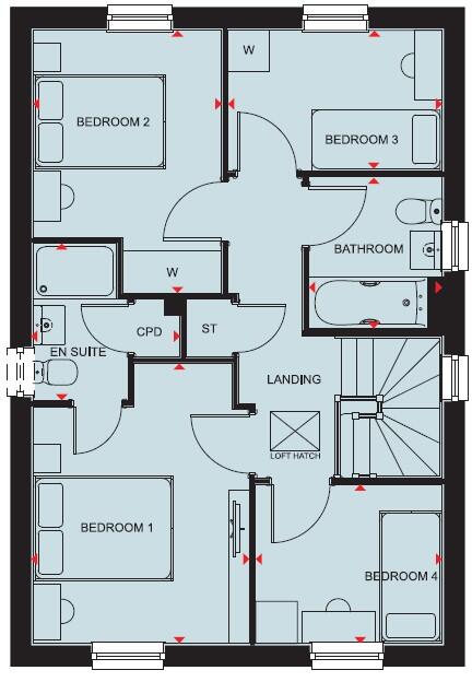 Azalea Lane, 
Witham St Hughs,
Lincoln,
Lincolnshire,
LN6 9XN floorplan
