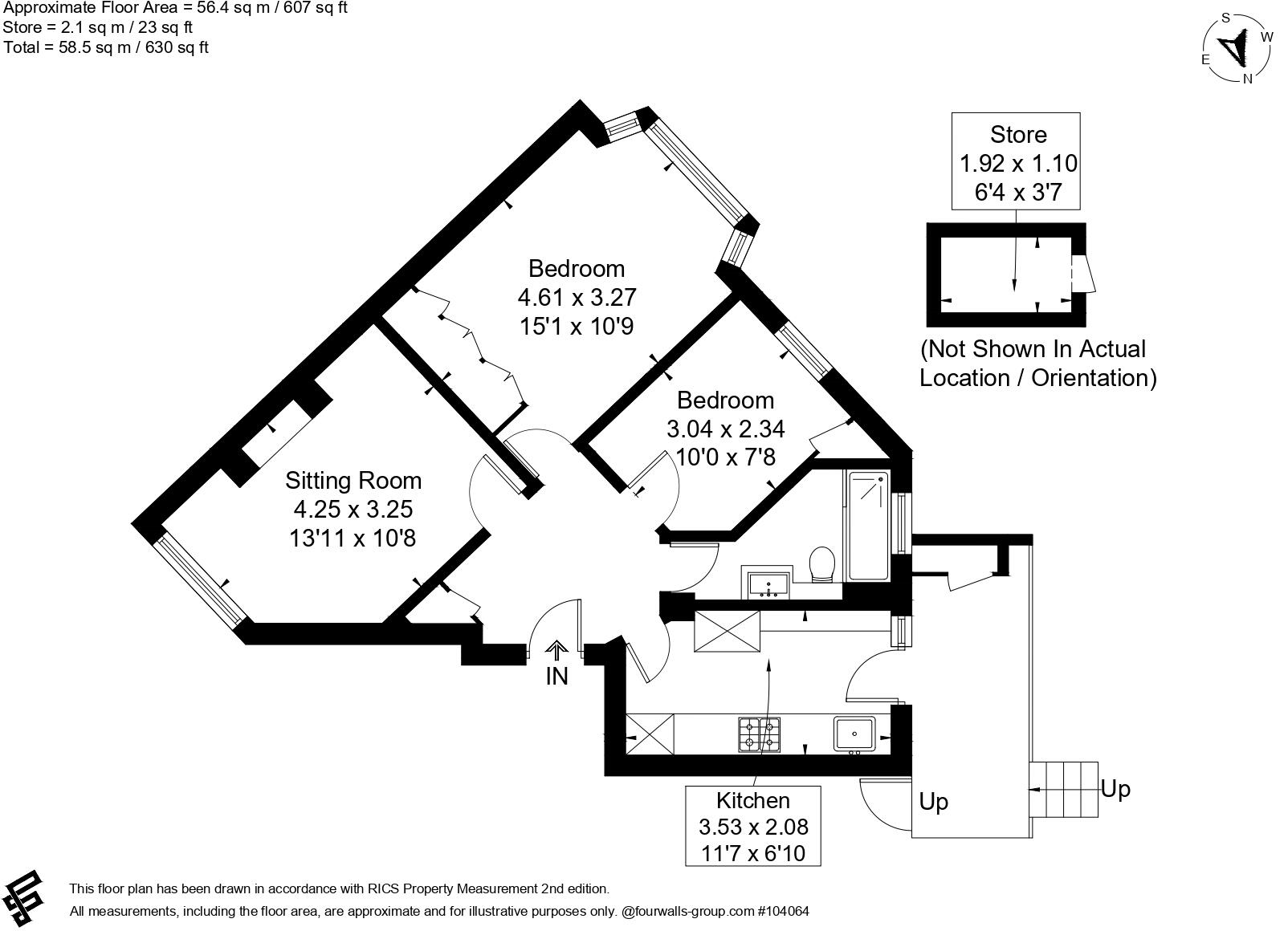 Deanhill Court, Upper Richmond Road West, London, SW14 floorplan