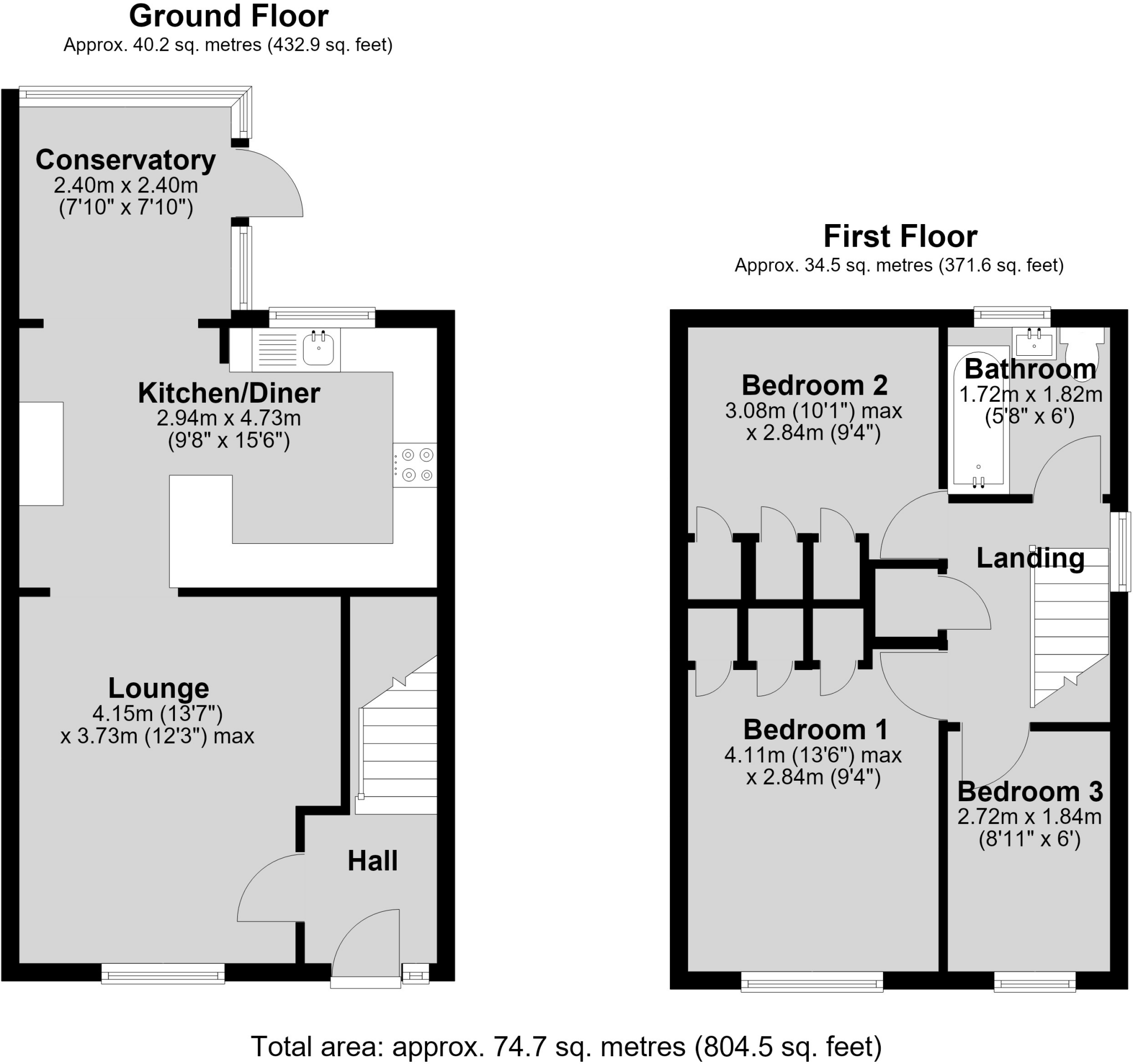 Kenyon Close, Heighington floorplan