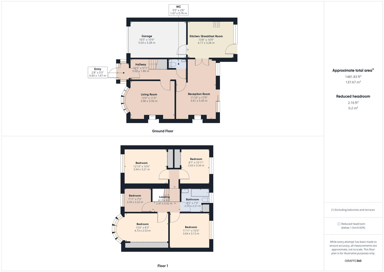 Deepdale Road, Cullercoats floorplan