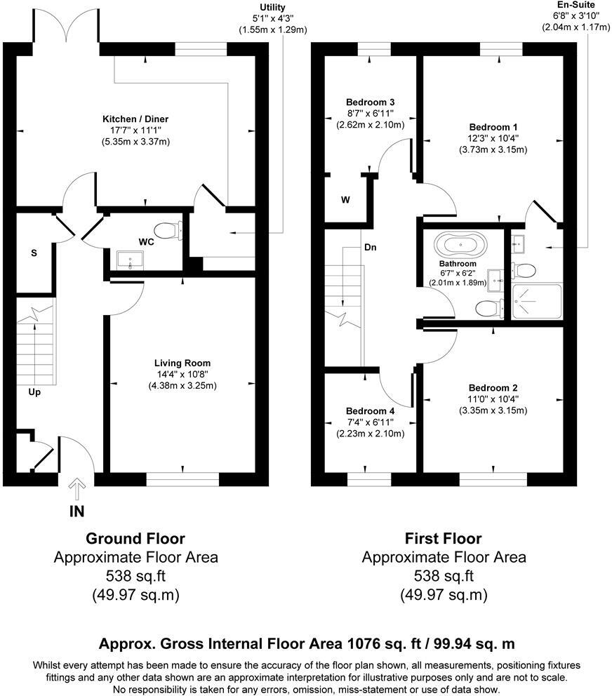 Acorn Drive, Prescot floorplan
