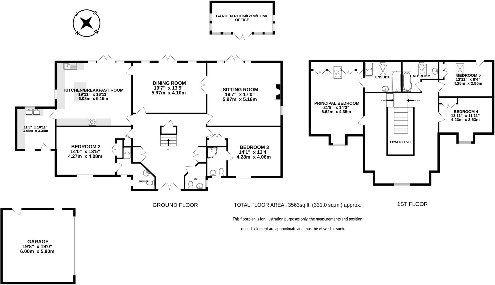 Wheatfield Avenue, Harpenden, Hertfordshire, AL5 floorplan