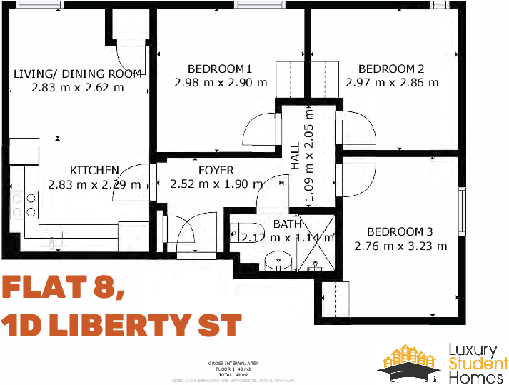 Liberty Street, Liverpool floorplan