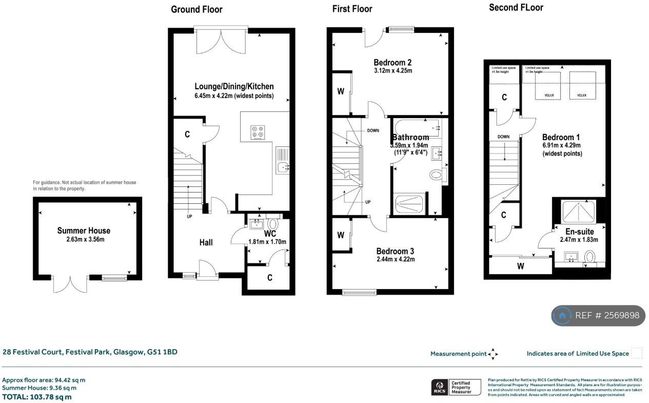 Festival Court, Glasgow, G51 floorplan