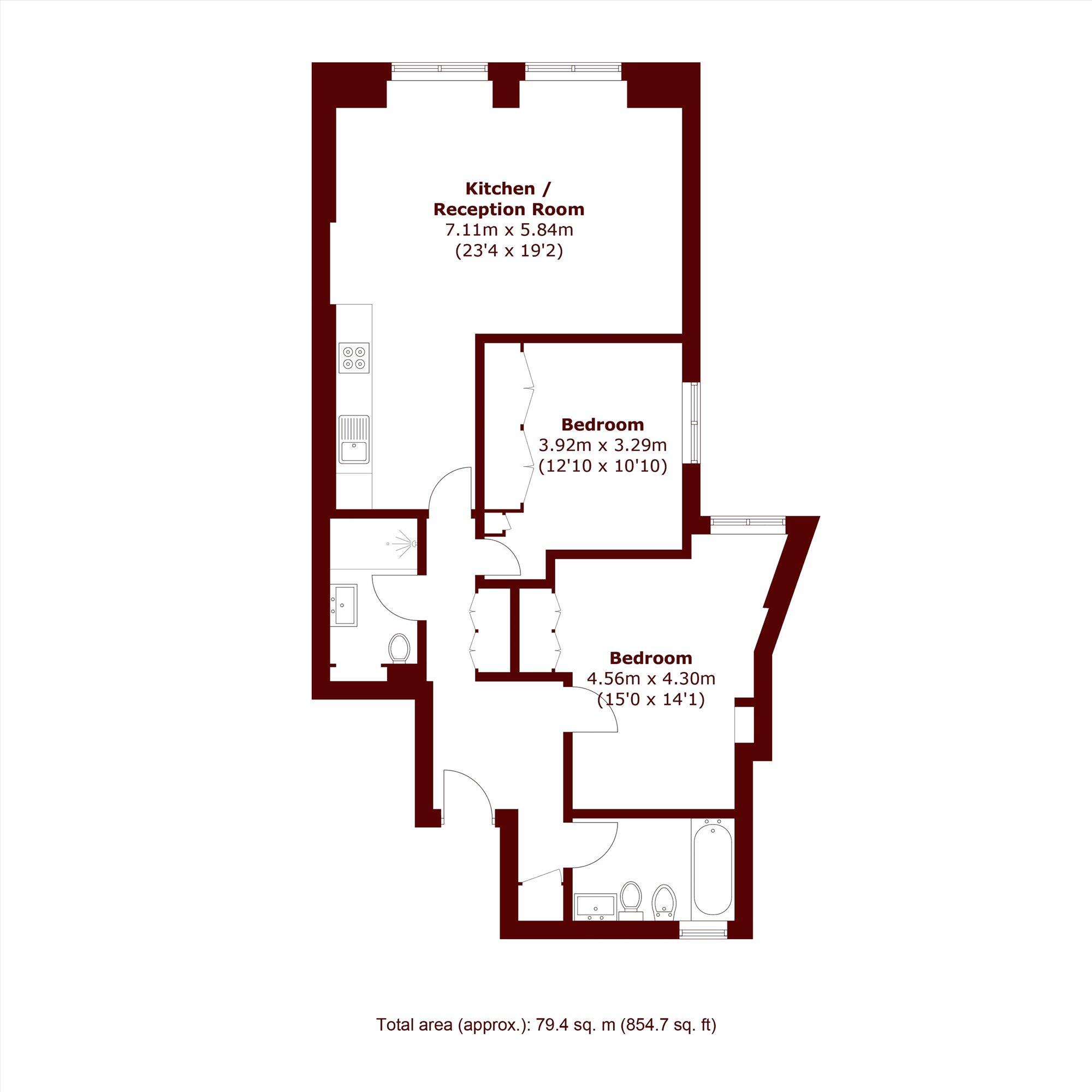 Lower Marsh, Lower Marsh floorplan