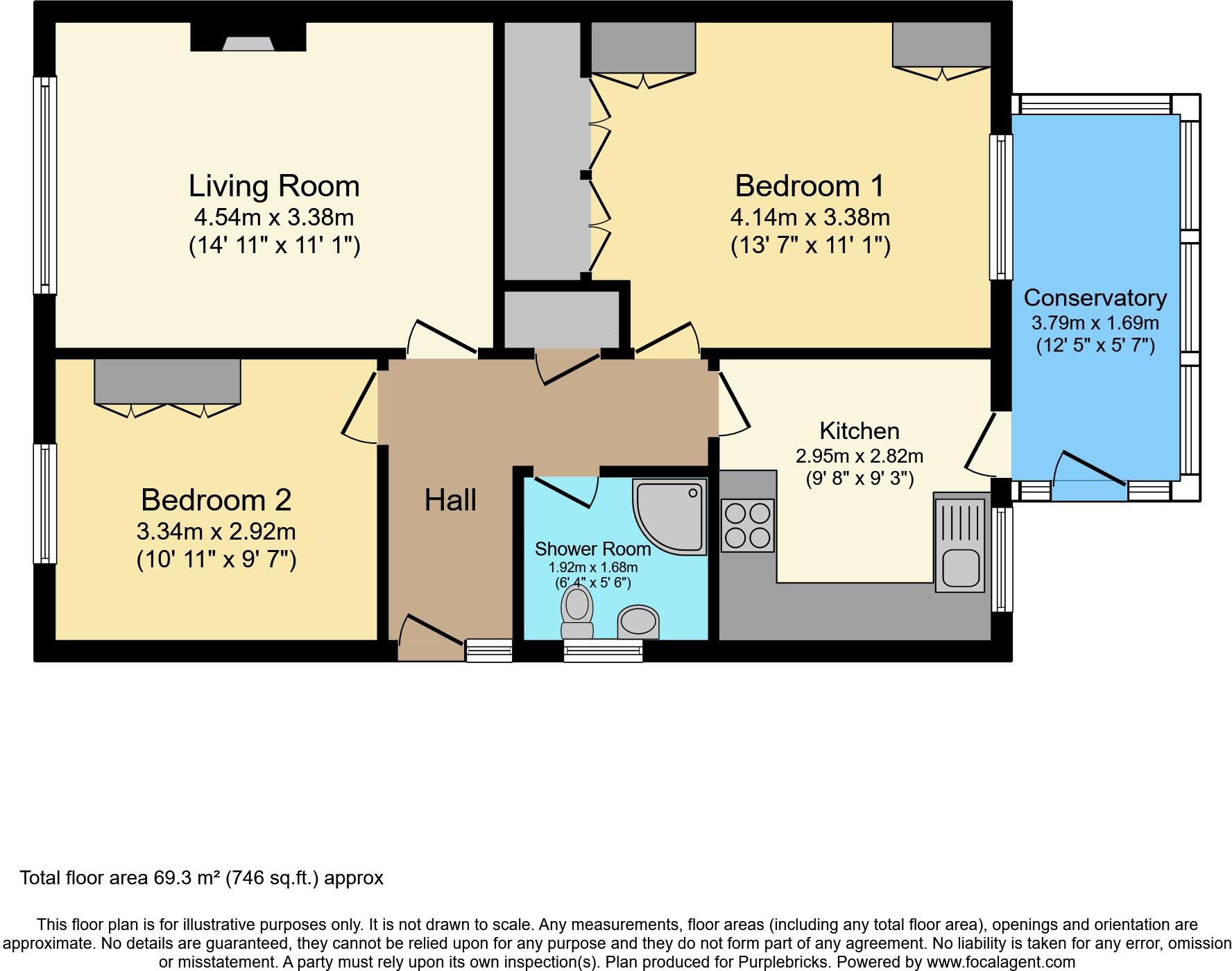 Oak Avenue, Withernsea, HU19 floorplan
