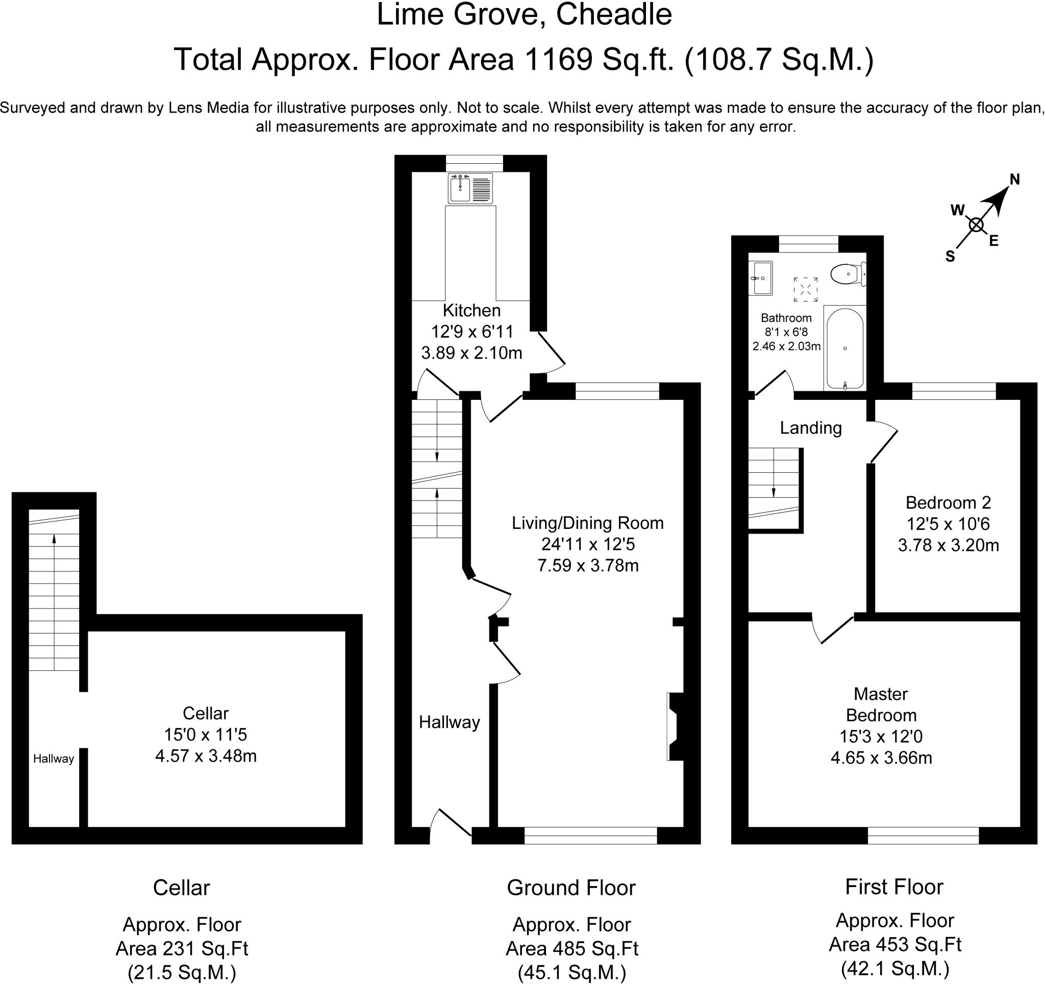 Lime Grove, Cheadle, Stockport, SK8 floorplan