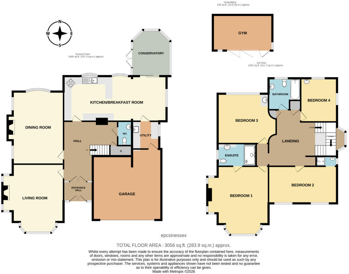 Parkland Avenue, Upminster, Essex floorplan