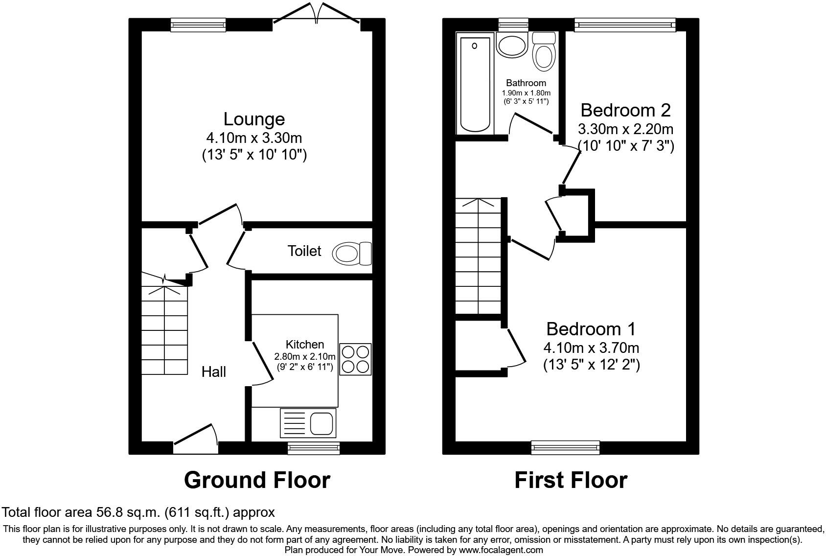 Beaumont Street, Southwick, Sunderland, Tyne and Wear, SR5 floorplan