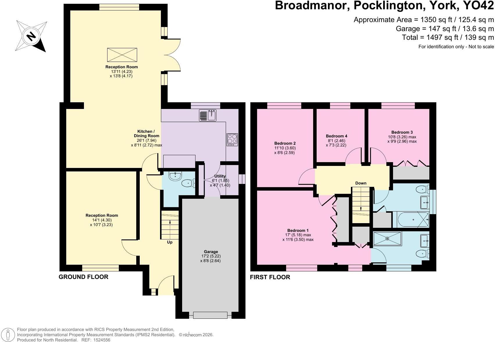 Broadmanor, Pocklington, York, YO42 floorplan