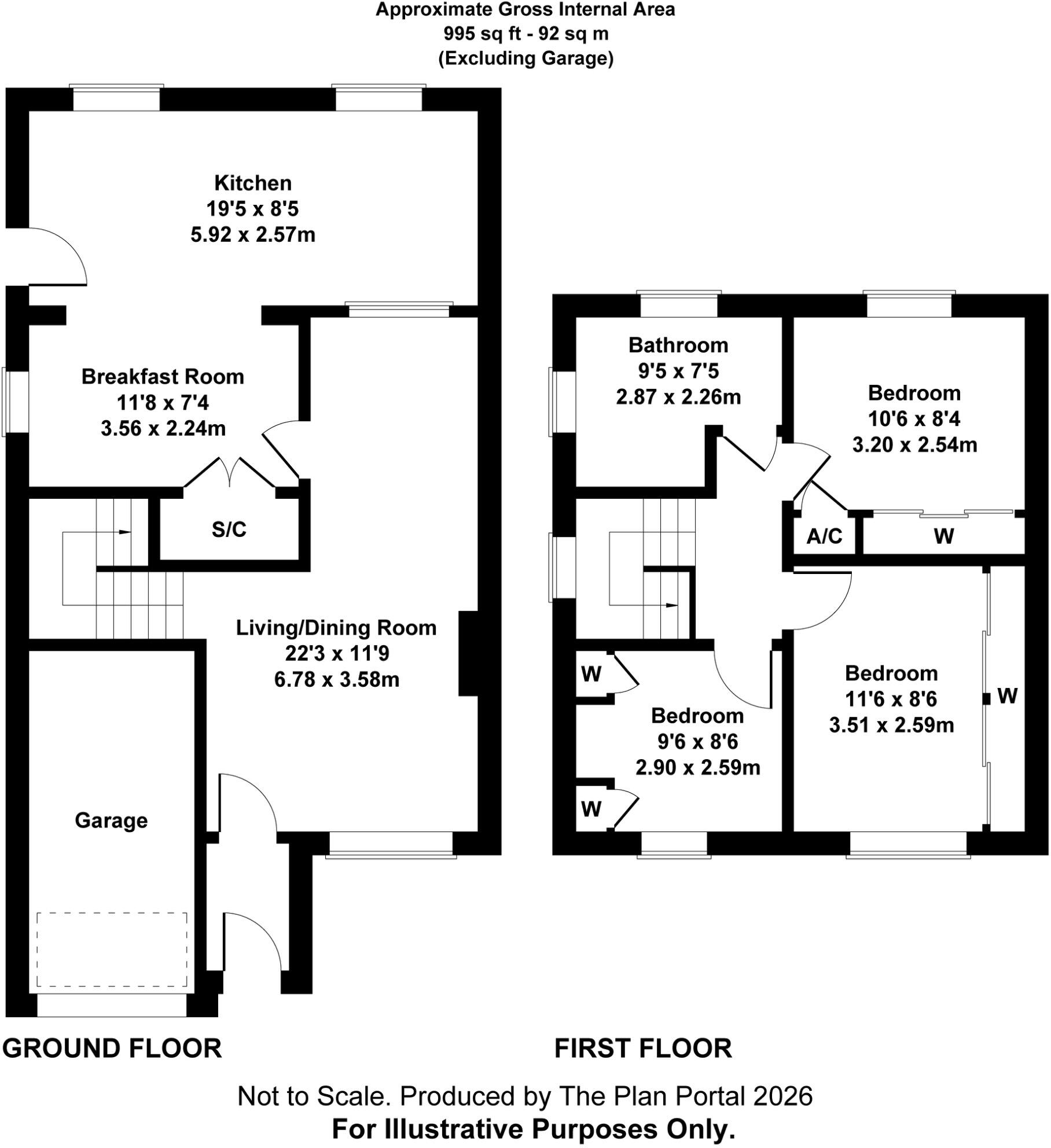 Woodview, Paulton, Bristol floorplan