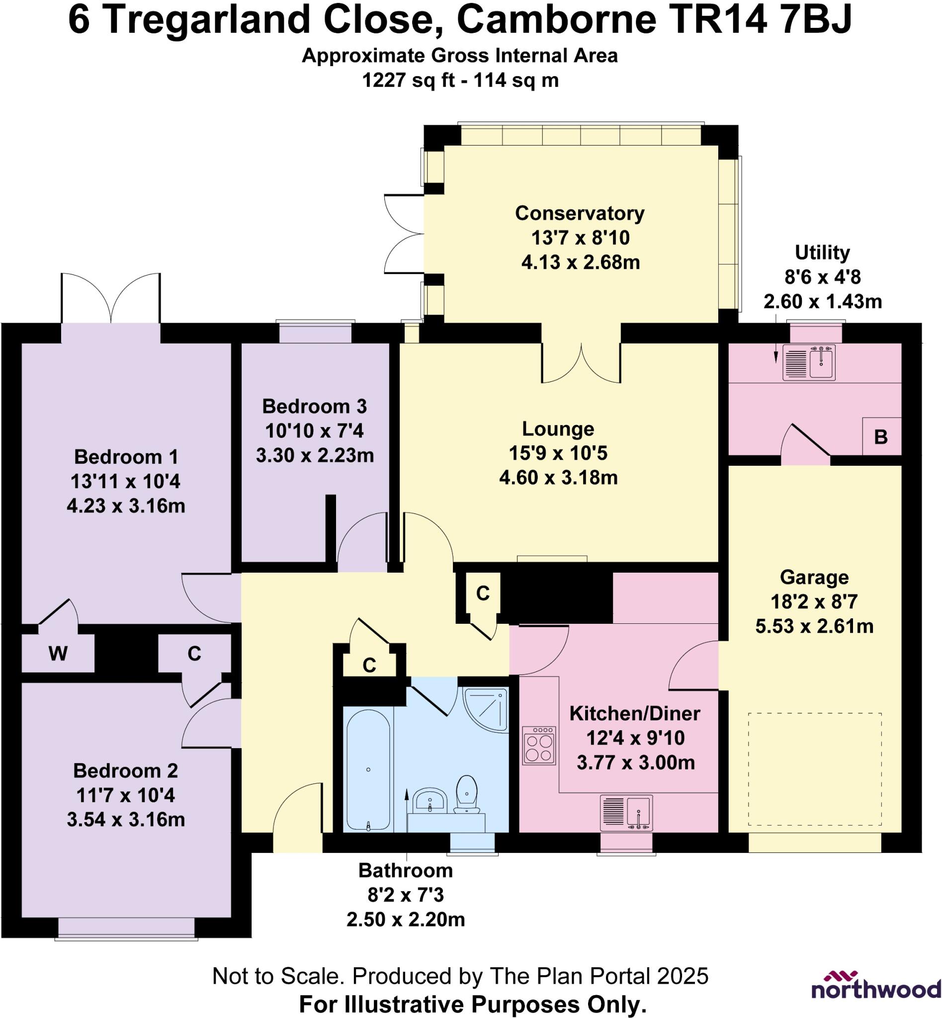 Tregarland Close, Camborne, TR14 floorplan