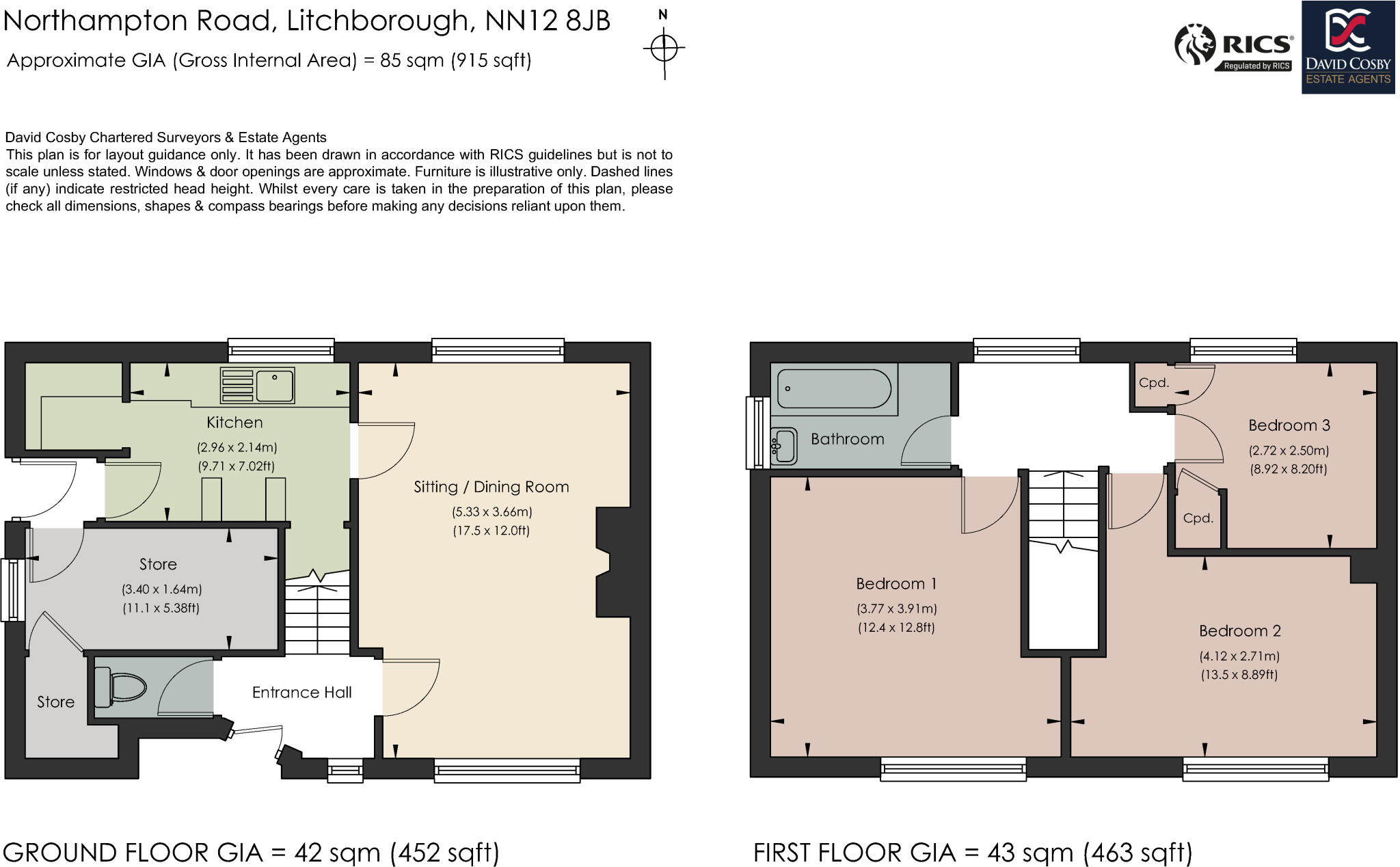 Northampton Road, Litchborough, West Northamptonshire floorplan